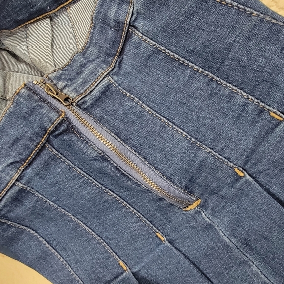 Re Generation by Celebrity Pink Denim Pleated Skirt Size S - Picture 14 of 15